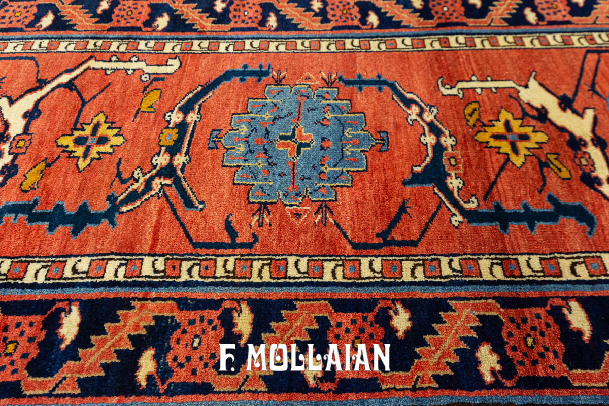 Hamedan Antique Rug Red Color n°:861979